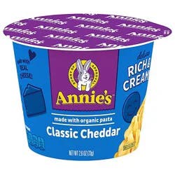 Annies Deluxe Rich & Creamy Shells & Classic Cheddar Microcup - 2.6 Oz