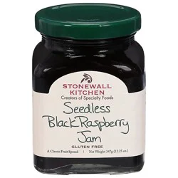 Stonewall Kitchen Jam Rspbry Blk - 12.25 Oz