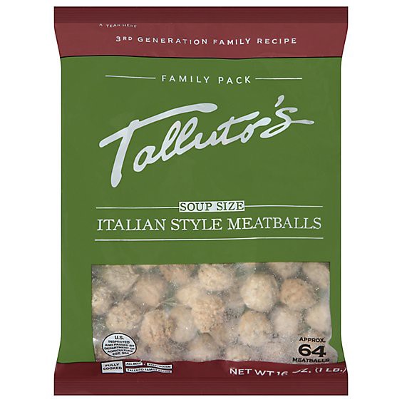 slide 1 of 12, Talluto Italian Soup Sized Meatbal - 16 Oz, 16 oz