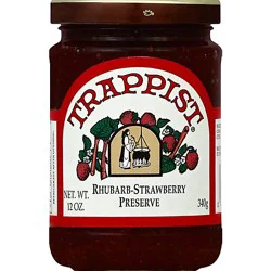 Trappist Preserve Rhubarb-Strwbry - 12 Oz