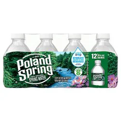 Poland Spring Natural Spring Water - 12-8 Fz