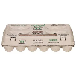 Hillandale Farms Lrg Brn Eggs Grd A - 18 Ct