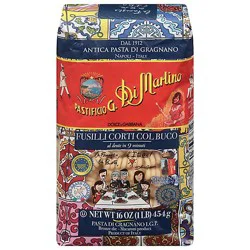 Pastificio G Di Martino Pasta Fusilli Corti Col Buco - 16 Oz