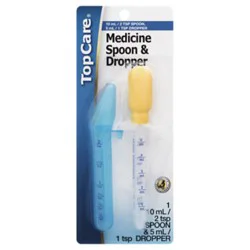 Topcare Medicine Dropper And Spoon - Each