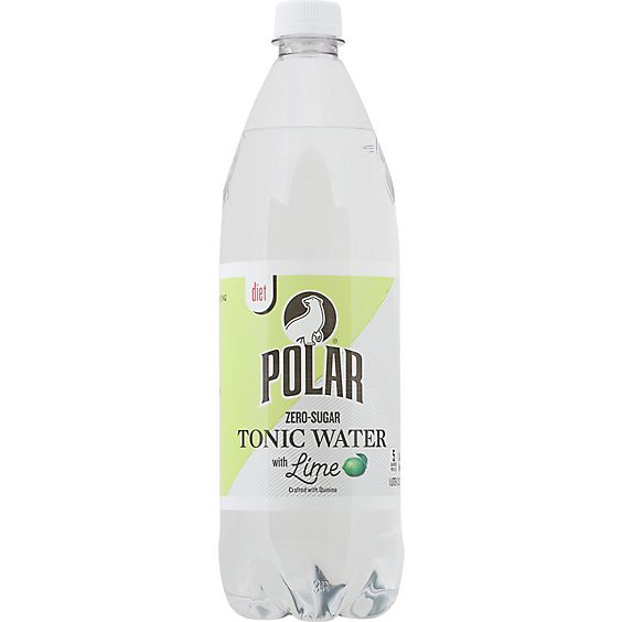 slide 1 of 12, Polar Tonic Water Lime Diet - 33.8 Fz, 1 liter