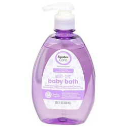 Signature Select/care Baby Bath Night Time - 13.6 Fl Oz
