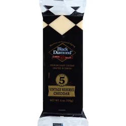 Black Diamond 5yr White Cheddar Cheese Bar - 6 Oz