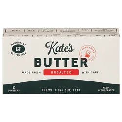Kates Unsalted Butter - 8 Oz