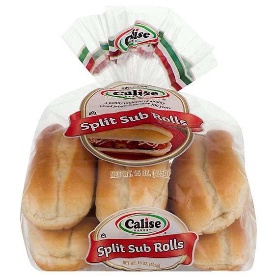 slide 1 of 11, Calise Bakery Split Sub Rolls - 14 Oz, 14 oz