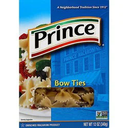 Prince Pasta Bows Ties Large - 12 Oz