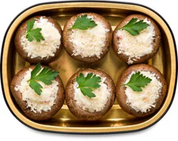 Readymeal Gouda Stuffed Mushrooms 6 Count - Each