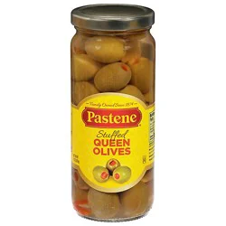 Pastene Olives Queen Stuffed - 10 Oz