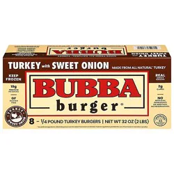 Bubba Turkey Burger Sweet Onion - 32 Oz