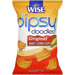 Wise Dipsy Doodles Reg Corn Chip Bag - 9.25 Oz