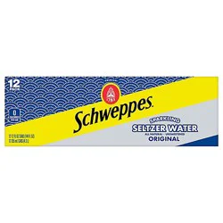 Schweppes Sparkling Water Original - 12-12 Fz