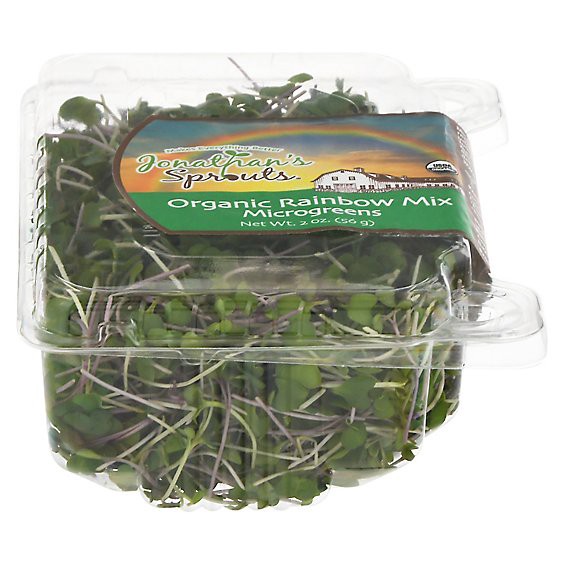 slide 1 of 13, Jonathans Microgreens Rainbow Mix Organic - 2 Oz, 2 oz