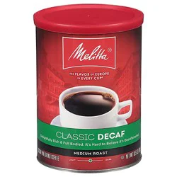 Melitta Classic Coffee Extra Fine Grind Decaf Can - 10.5 Oz