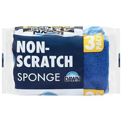 Dawn Non Scratch Sponges - 3 Ct