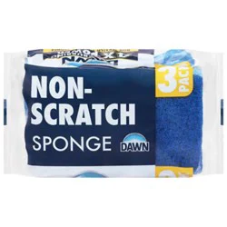 Dawn Non Scratch Sponges - 3 Ct