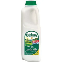 Oakhurst 1% Lowfat Milk - 1 Quart