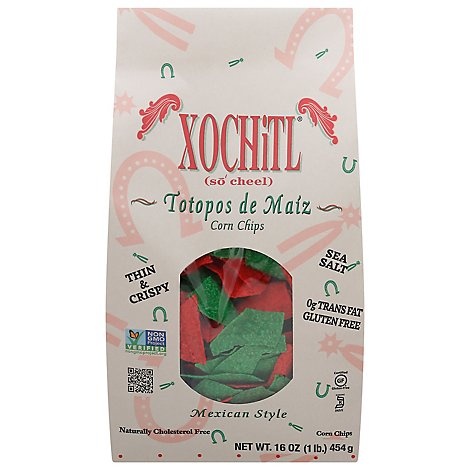 slide 1 of 1, Xochitl Chip Corn Xmas - 16 OZ, 16 oz