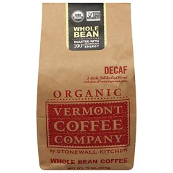 Vermont Coffee Co Coffee Decaf Whole Bean - 16 Oz