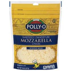 Polly O Lmwm Mozz Shred - 8 Oz