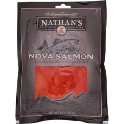 Nathans Nova Salmon Smoked Sliced - 8 Oz