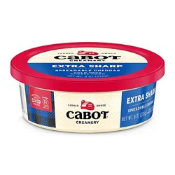 Cabot Extra Sharp Spreadable Cheddar Cheese - 8 Oz