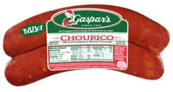 Gaspars Mild Chourico Link - 1 Lb