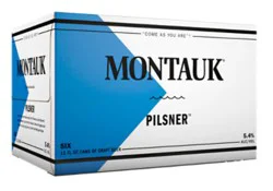 Montauk Pilsner In Cans - 6-12 Fz