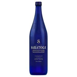 Saratoga No Flavor Sparkling Water Bottle - 28 Oz