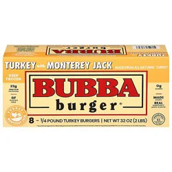 Bubba Burger Turkey With Monterey Jack - 2 Lb