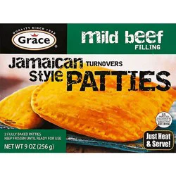 Grace Jamaican Beef Patty Mild - 9 Oz