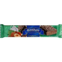 Krakus Chocolate Covered Hazelnut Wafers - 1.41 Oz