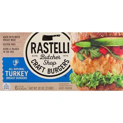 Craft Burger All Natural Turkey Breast Burger - 2 Lb