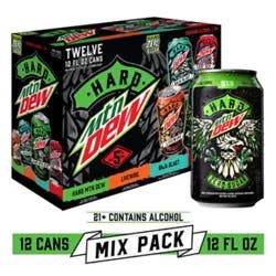 Hard Mountain Dew Classic Variety Pack - 12-12 Fl. Oz.