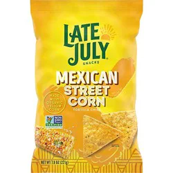 Late July Snacks Mexican Street Corn Tortilla Chips - 7.8 Oz