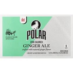 Polar Diet Gingerale Cans - 6-7.5 Fz
