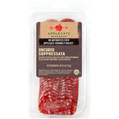 slide 1 of 8, Applegate Farms Sliced Natural Soppressata - 4 Oz, 4 oz