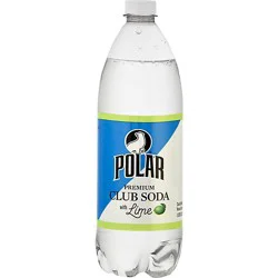 Polar Club Soda Lime - 33.8 Fz