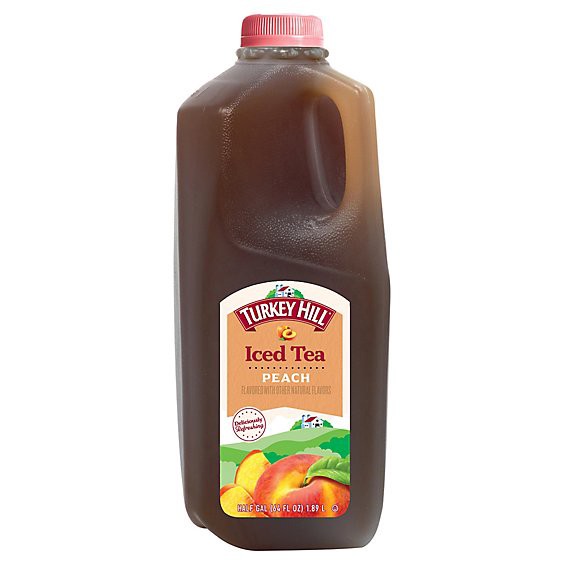 slide 1 of 6, Turkey Hill Peach Tea - 64 Fz, 64 fl oz