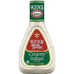 Kens Steak House Creamy Italian Salad Dressing Creamy 16 Oz - 16 Fz