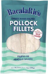 Bc Salted Alaska Pollock Fillet - 12 Oz