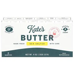 Kates Sea Salted Butter 2 Quarters 8 Oz - 8 Oz