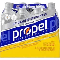 Propel Lemon 12 Pk - 12-16.9 Fz