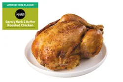 Herb & Butter Whole Roasted Chicken - Lb