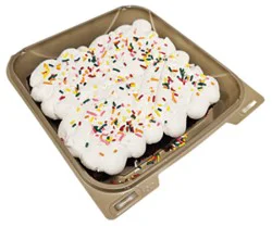 Brownie Plain Frosted 4ct - Ea