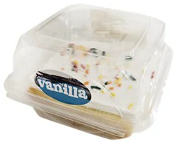 Cake Slice Gold/white - Ea