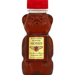 Don Sausser Wildflower Honey Squeeze Bear - 12 Oz